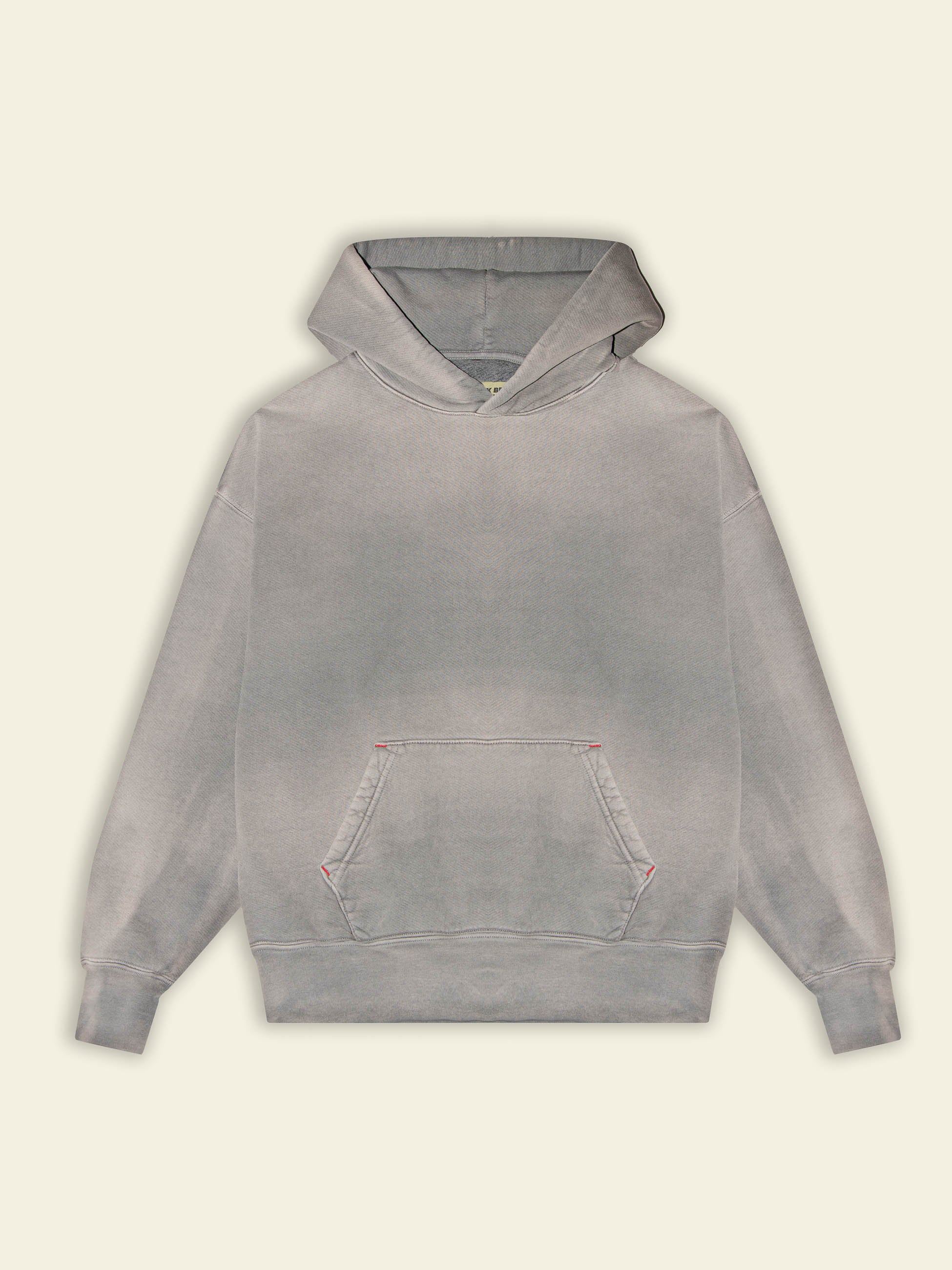 Publik Brand Single Layered Hoodie Ash Gray Heavyweight Fleece, all made in USA