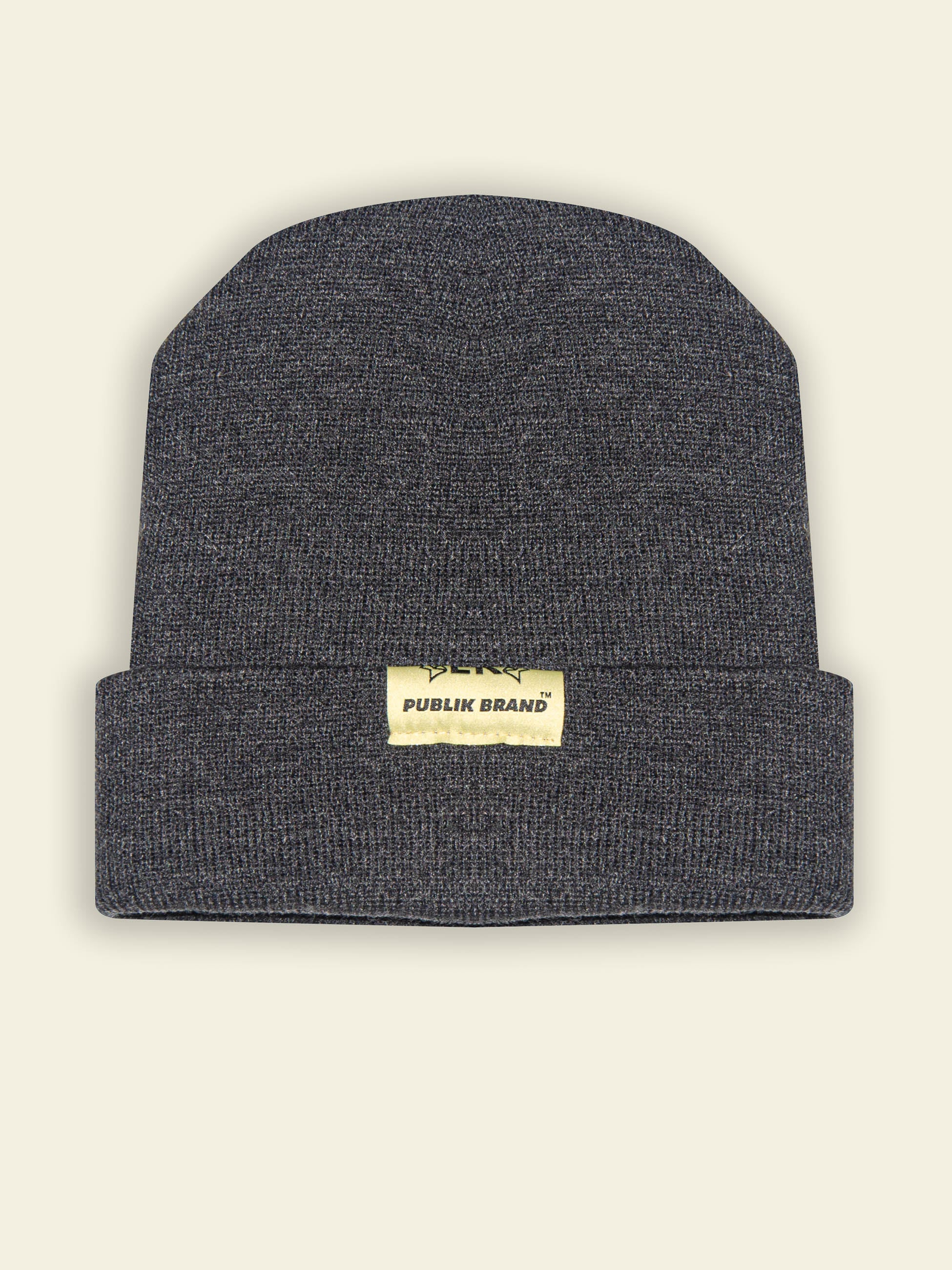 Long Cuffed Knit Beanie