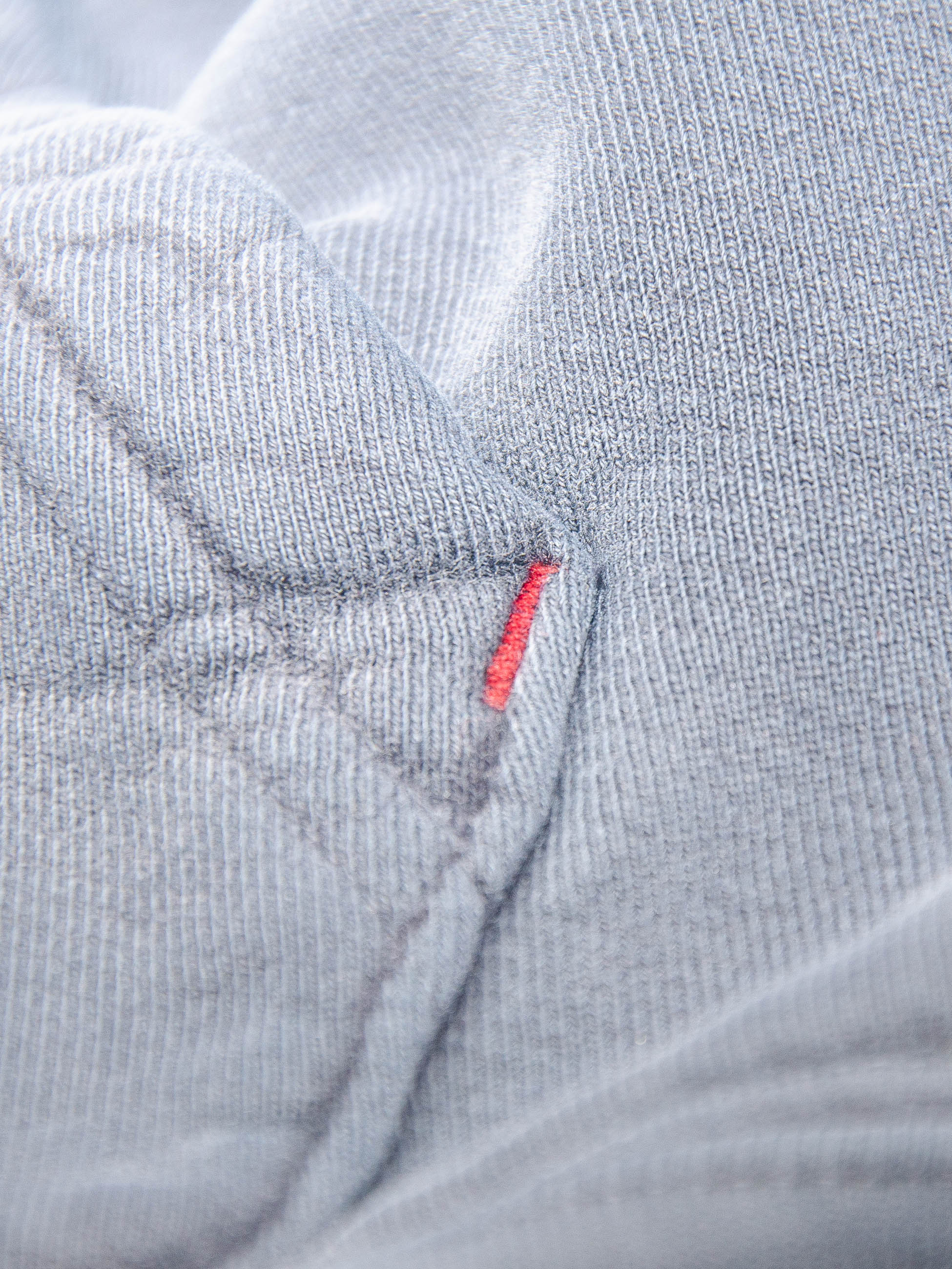 Publik Brand Single Layered Hoodie College Navy Heavyweight Fleece, all made in USA, bar tack stitch detail