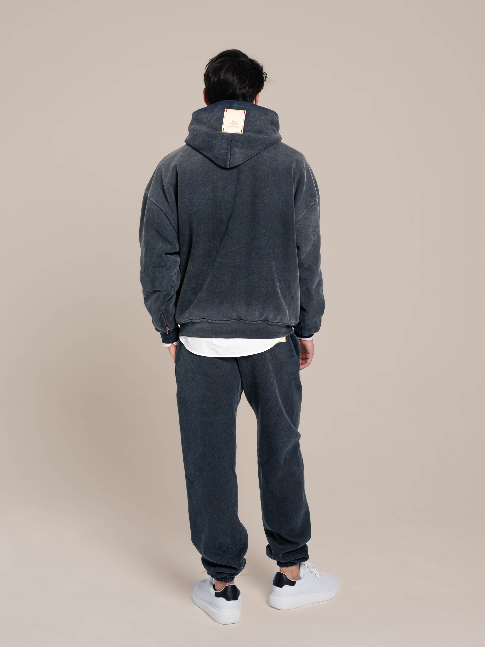 Layered hoodie jacket new arrivals