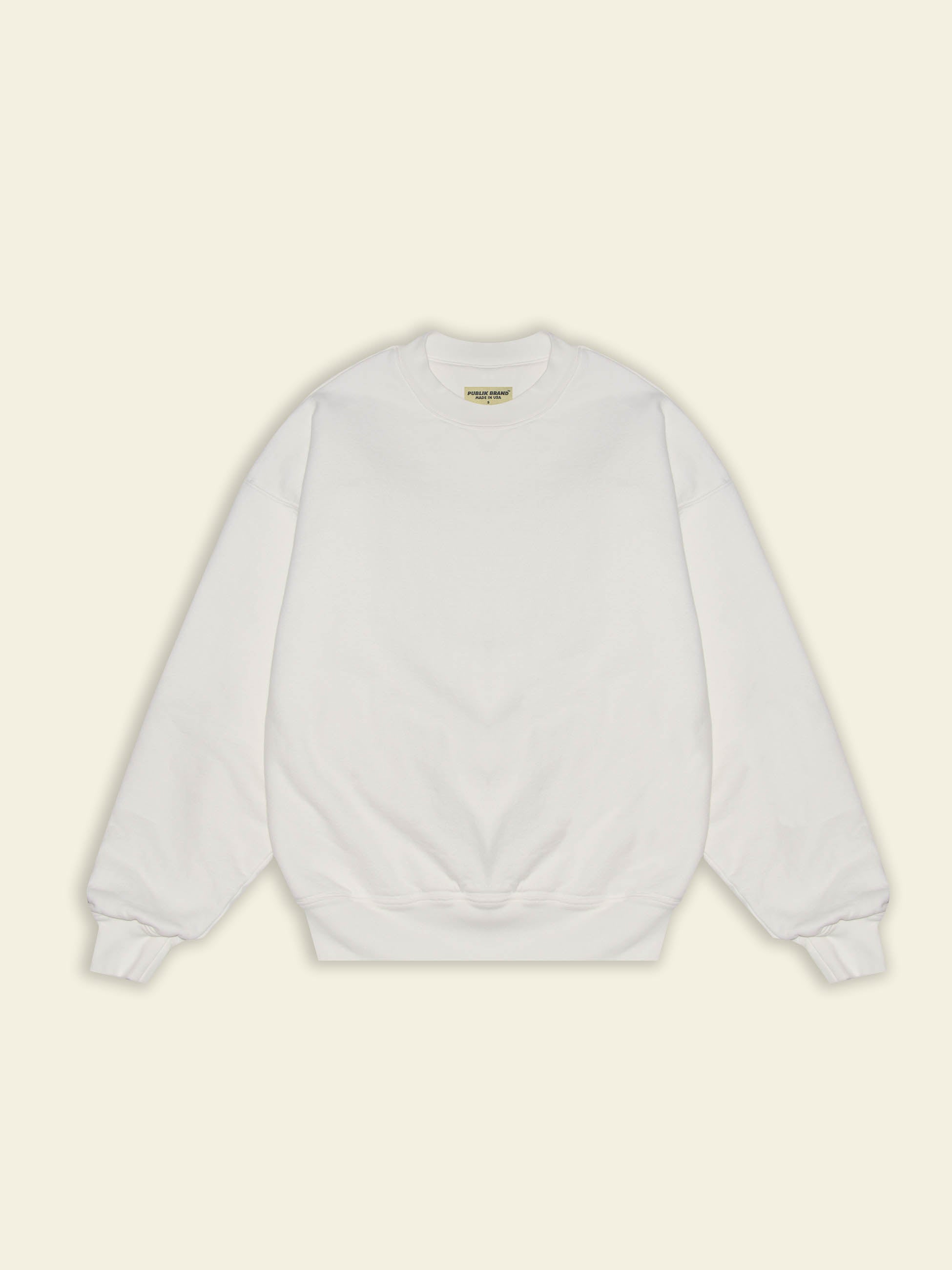 White store branded sweatshirt